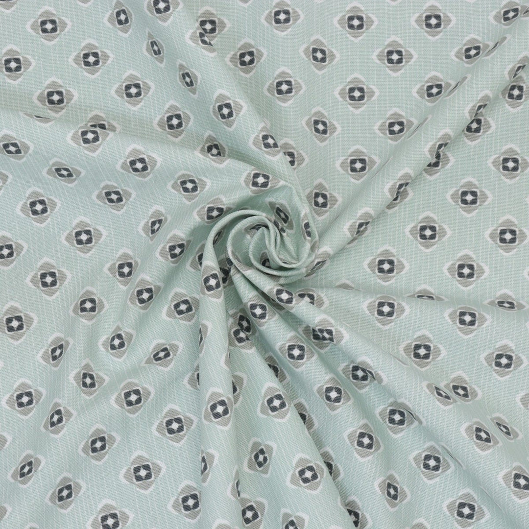 Clearance Atomic Sky Cotton Fabric