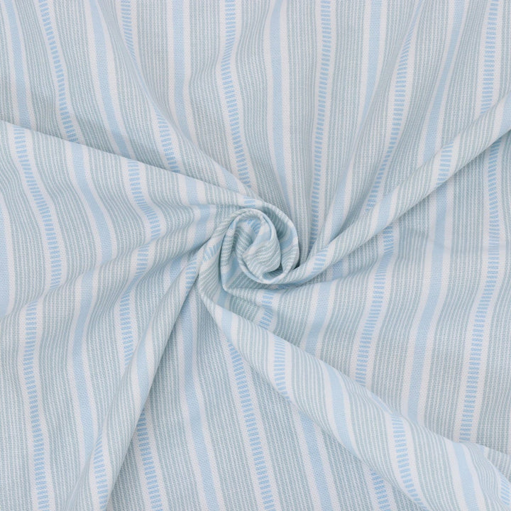 Clearance Pippin Stripe Sky Cotton Fabric