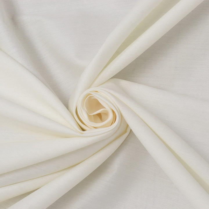 Premium Ivory Polycotton Twill Lining Fabric