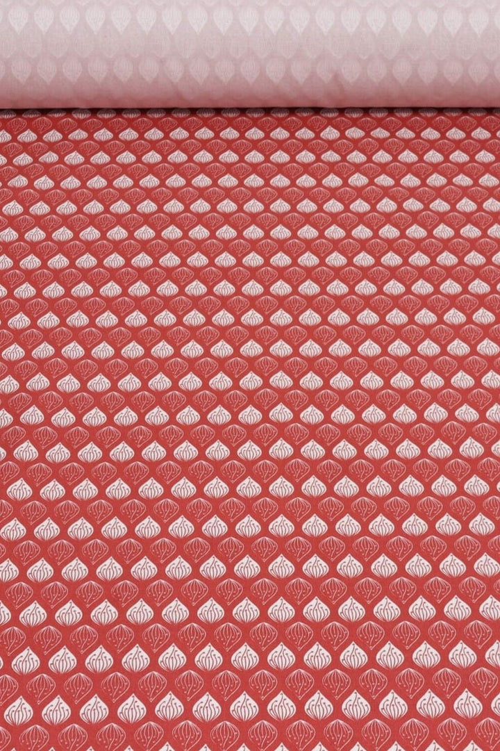 Clearance Hattie Red Cotton Fabric