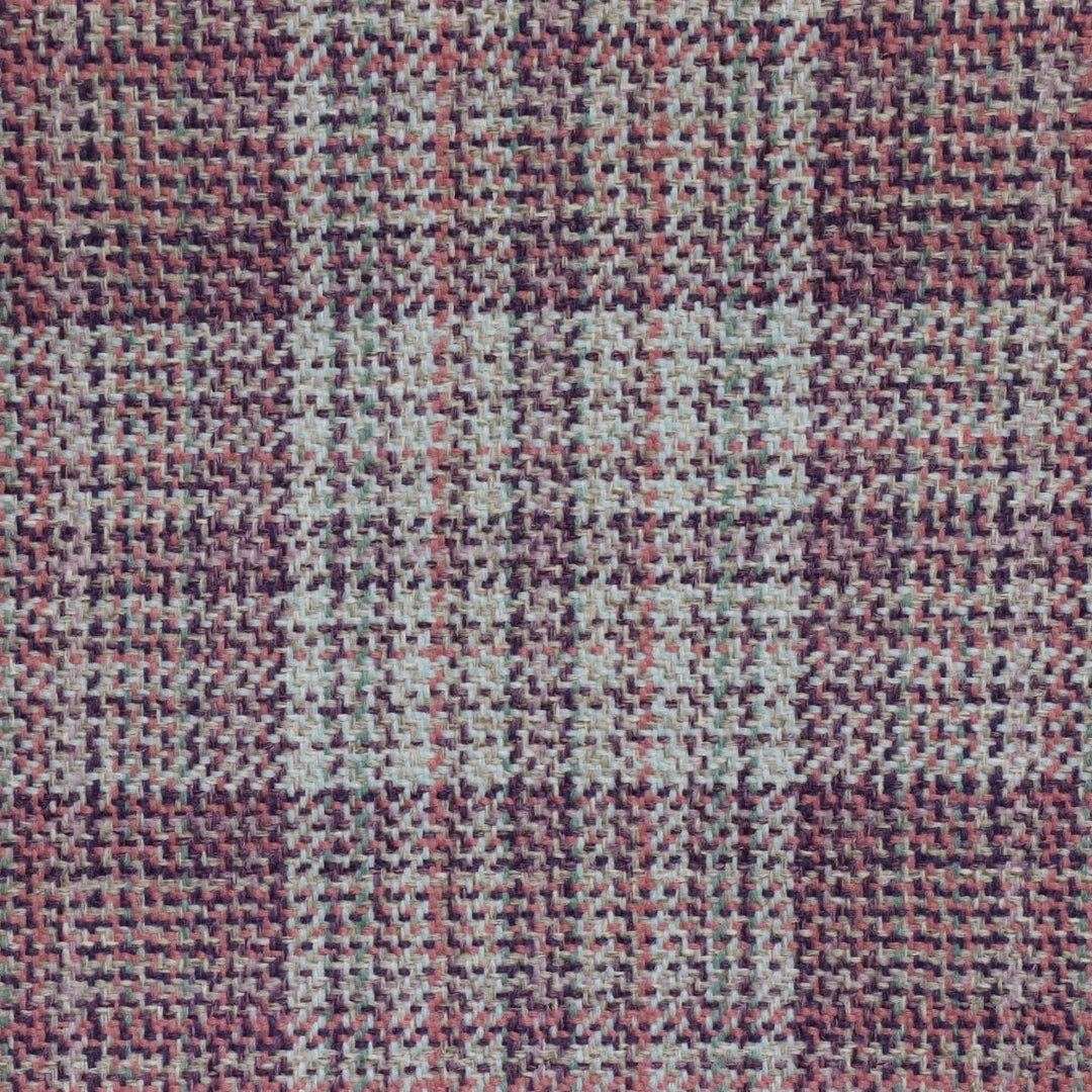 Clearance Purple Check FR Fabric