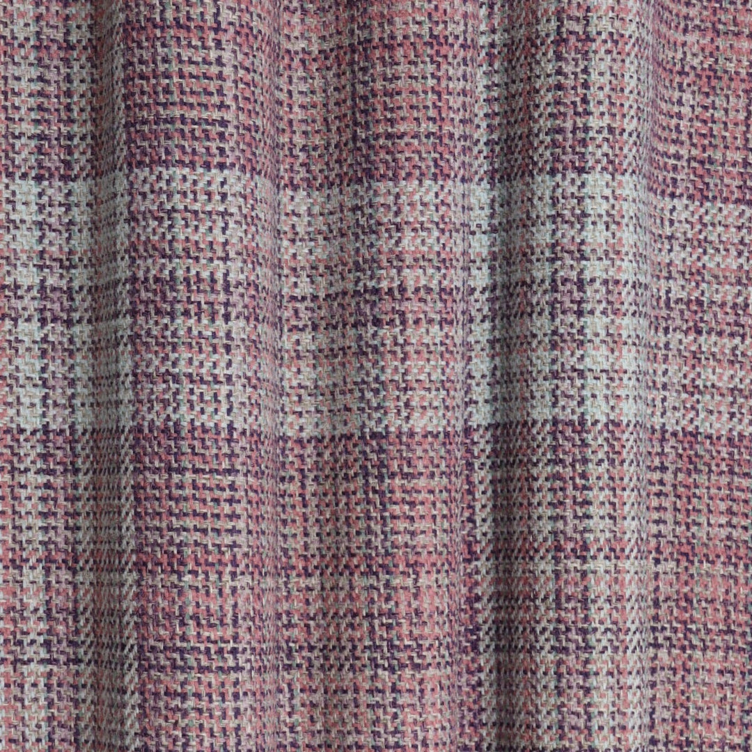 Clearance Purple Check FR Fabric