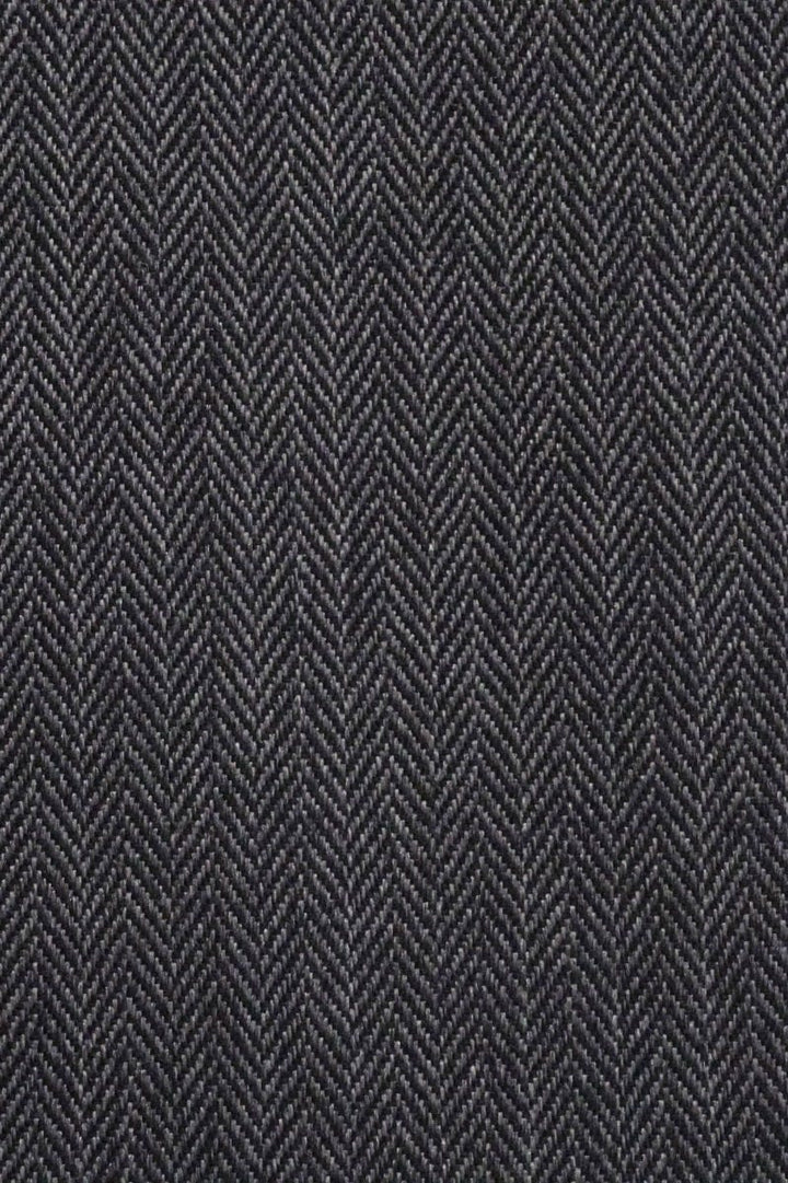 Clearance Herringbone FR Charcoal Fabric