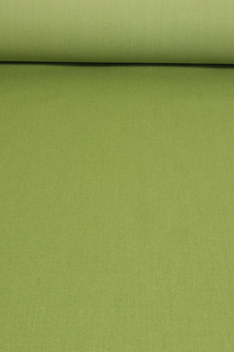 Danbury Herringbone FR Lime Fabric