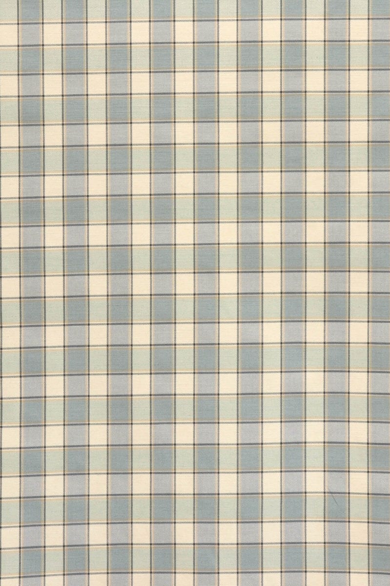 Clearance Country Check Duck Egg Fabric