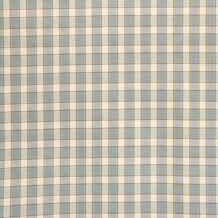 Clearance Country Check Duck Egg Fabric