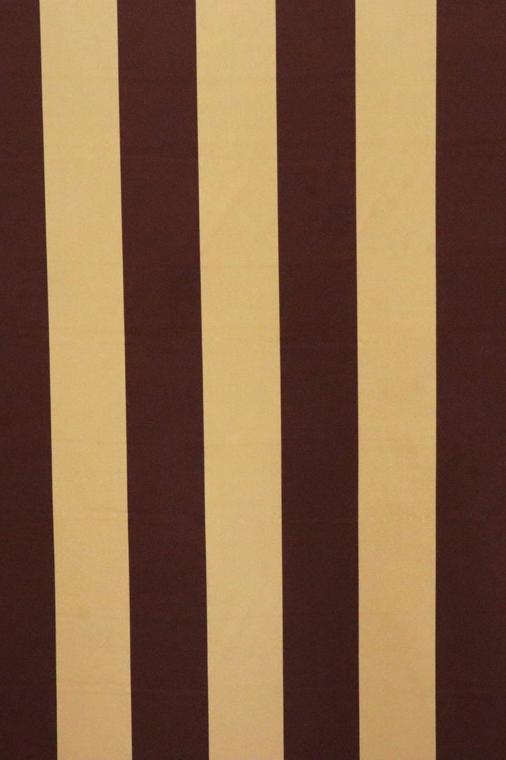 Clearance Romo Kirkby Stripe Sand & Plum Fabric