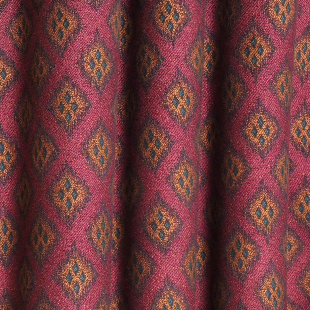 Clearance Malay Jacquard FR Magenta Fabric