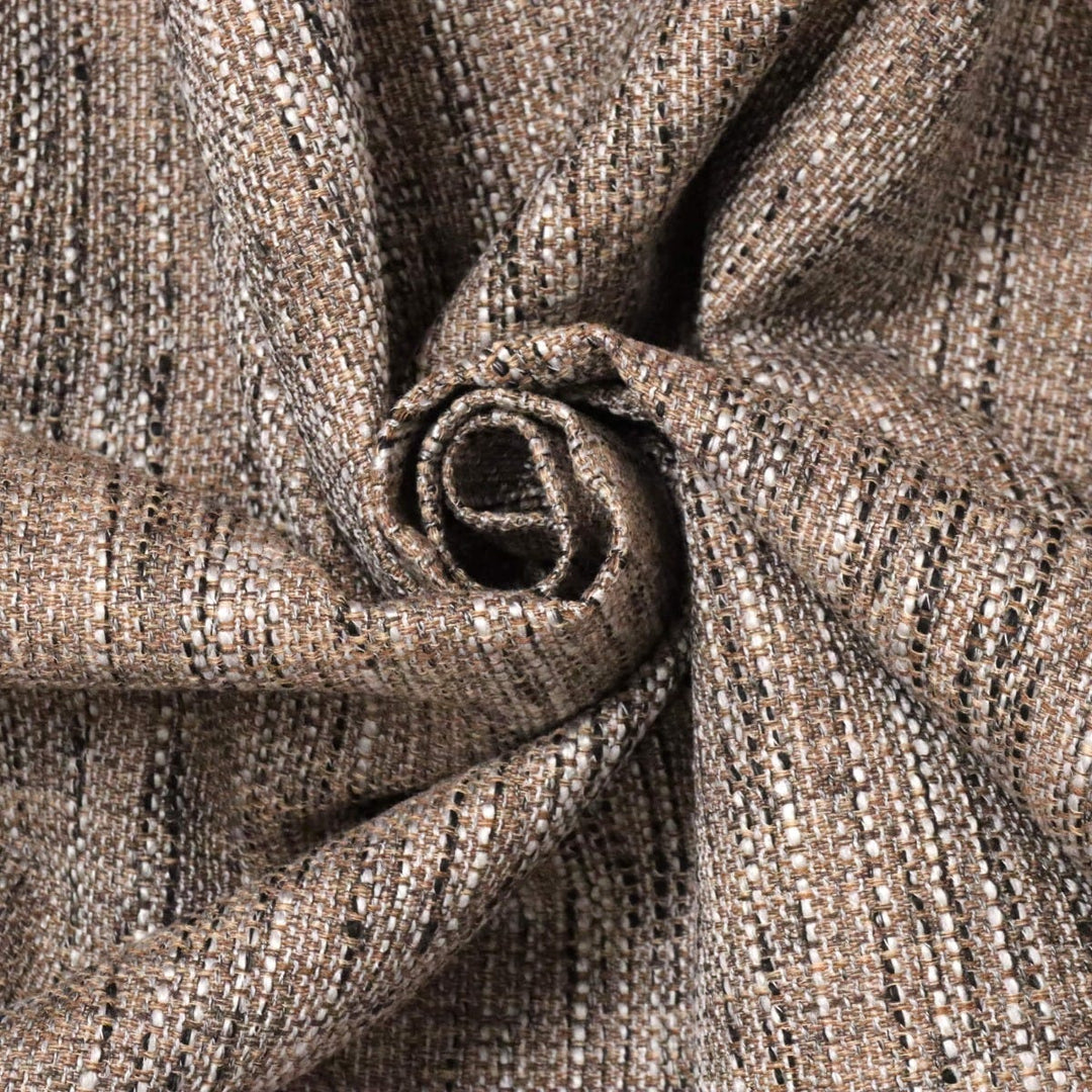 Clearance Boucle Woven FR Stone Fabric