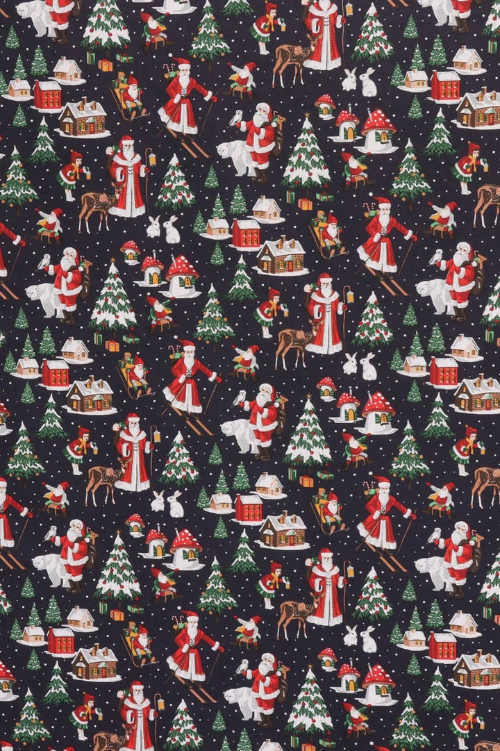 Jolly Christmas Wonderland Fabric