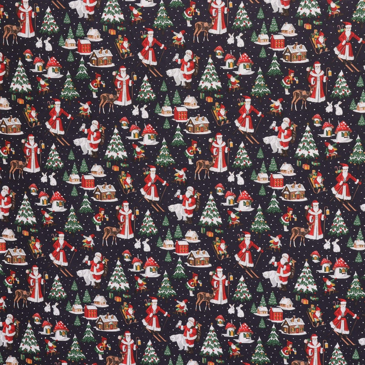 Jolly Christmas Wonderland Fabric