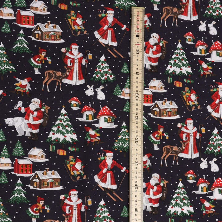 Jolly Christmas Wonderland Fabric