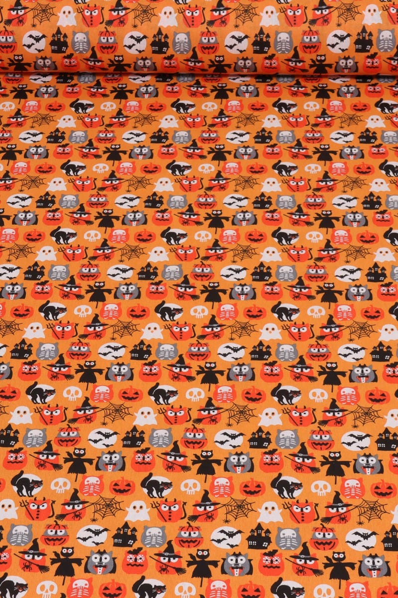 Halloween Haunting Fabric