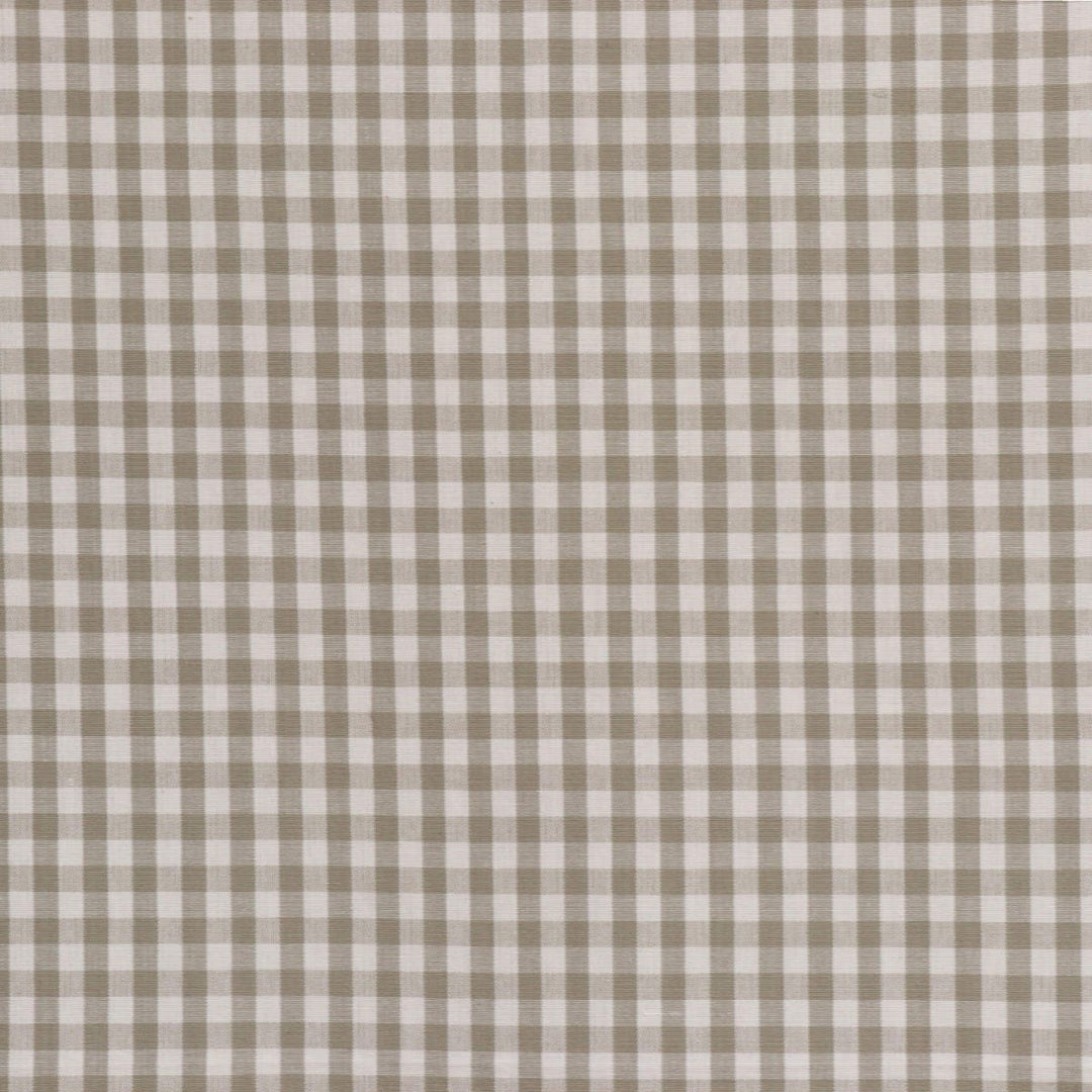 Gingham Check 160cm Fabric - Beige