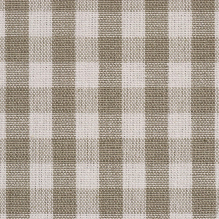 Gingham Check 160cm Fabric - Beige