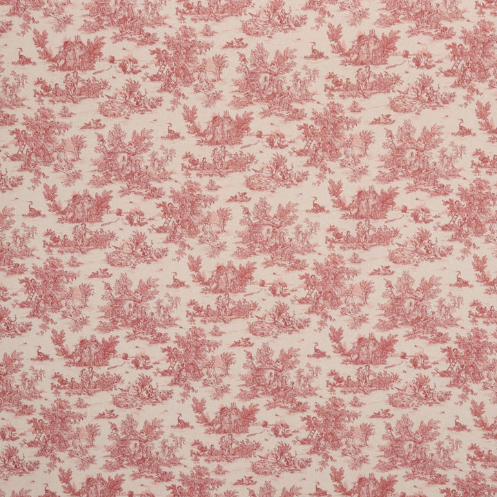 Mini French Toile De Jouy Red 160cm Fabric