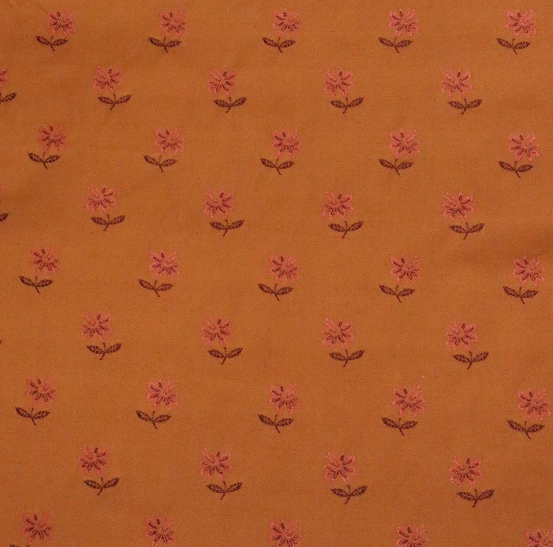 Clearance Posy Orange Fabric