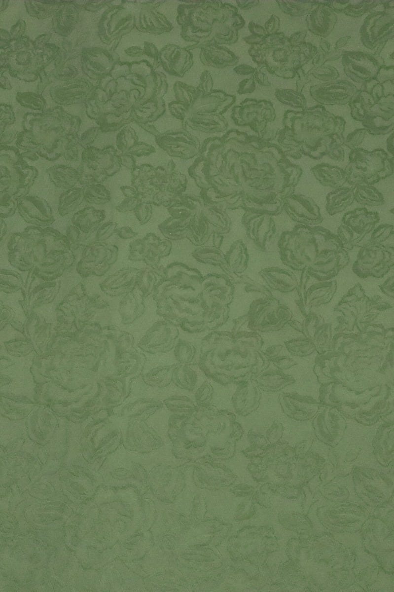 Clearance Romo Floral Jacquard Green Fabric