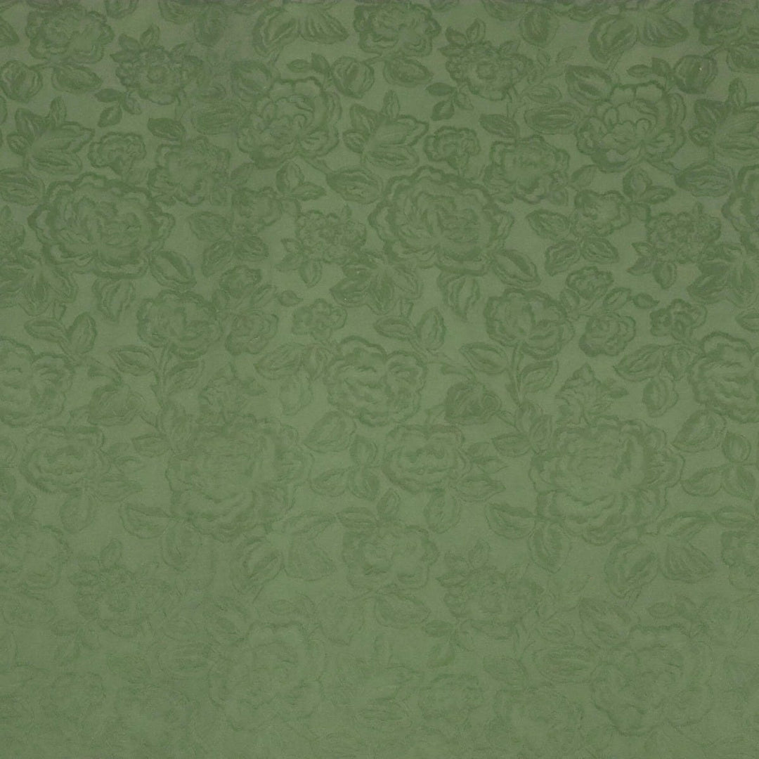 Clearance Romo Floral Jacquard Green Fabric