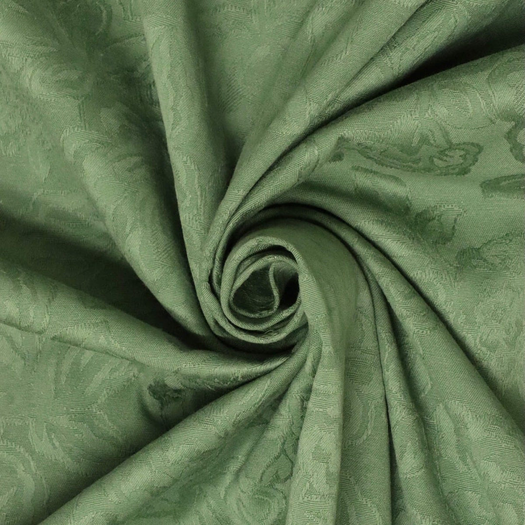 Clearance Romo Floral Jacquard Green Fabric