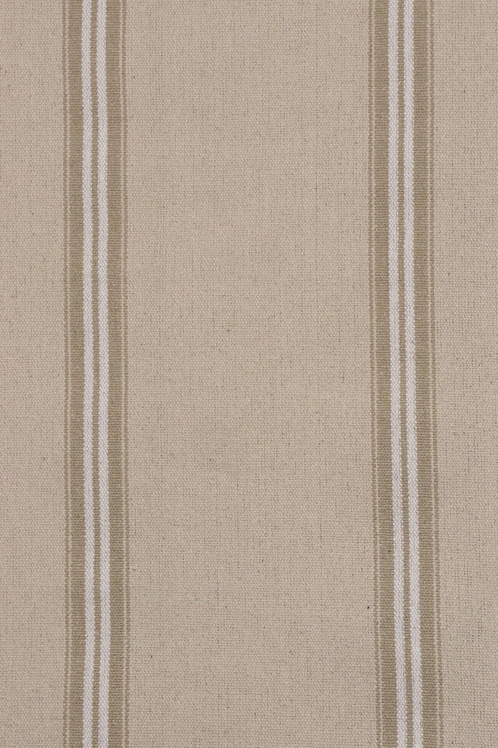 Donan Stripe Beige/White Fabric