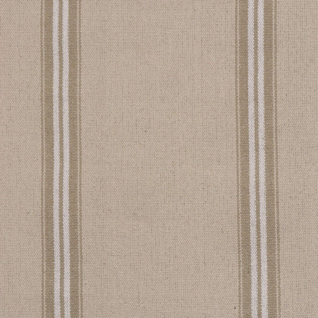 Donan Stripe Beige/White Fabric