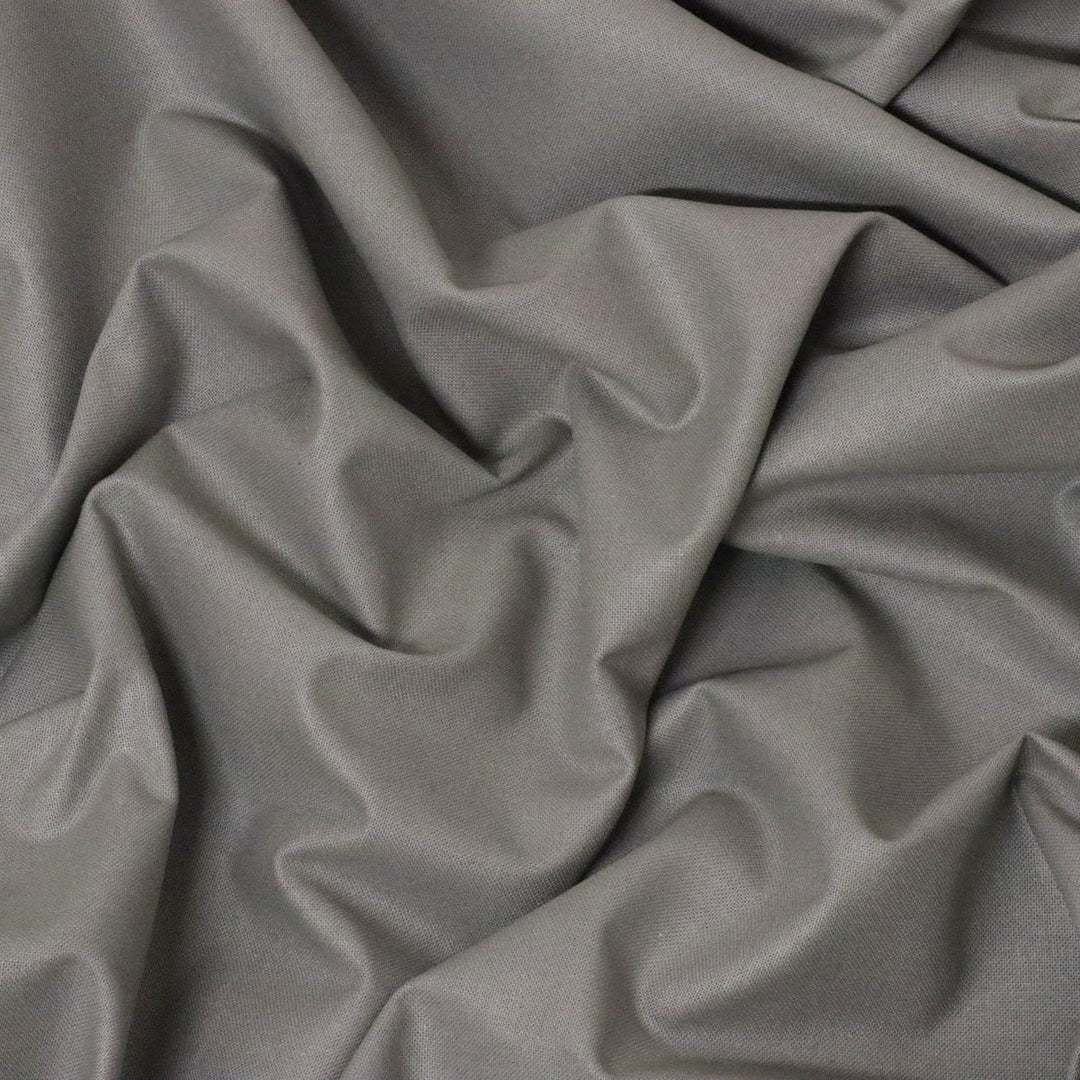 Double Width 100% Cotton Steel Fabric