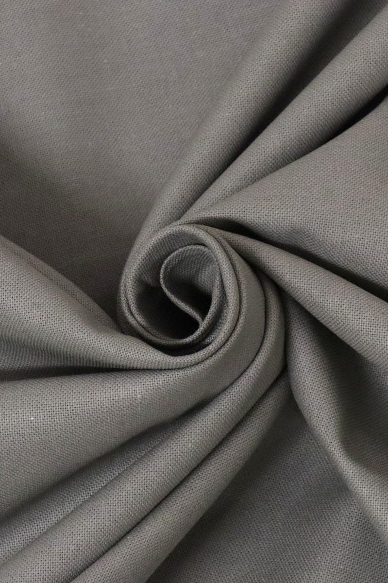 Double Width 100% Cotton Steel Fabric