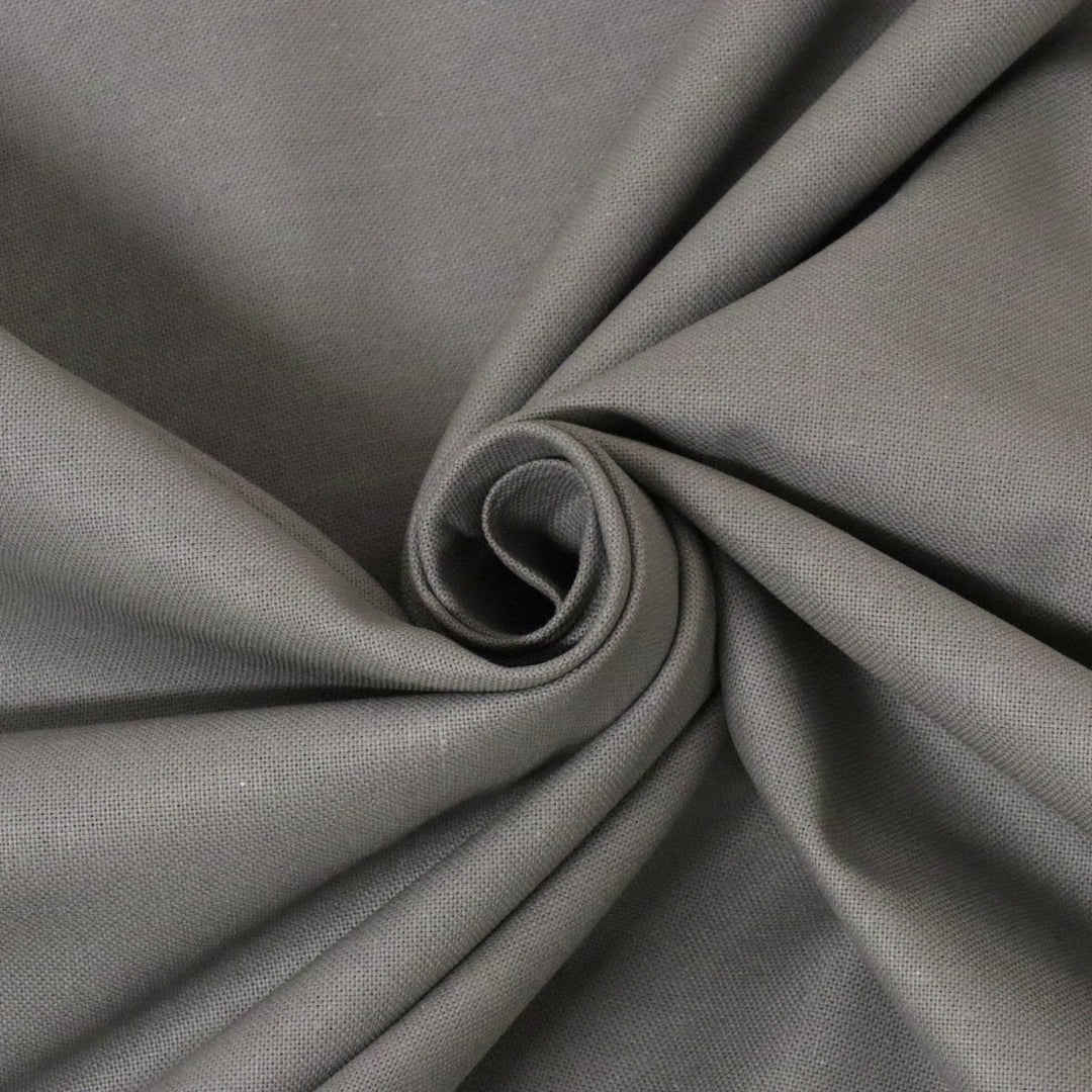 Double Width 100% Cotton Steel Fabric