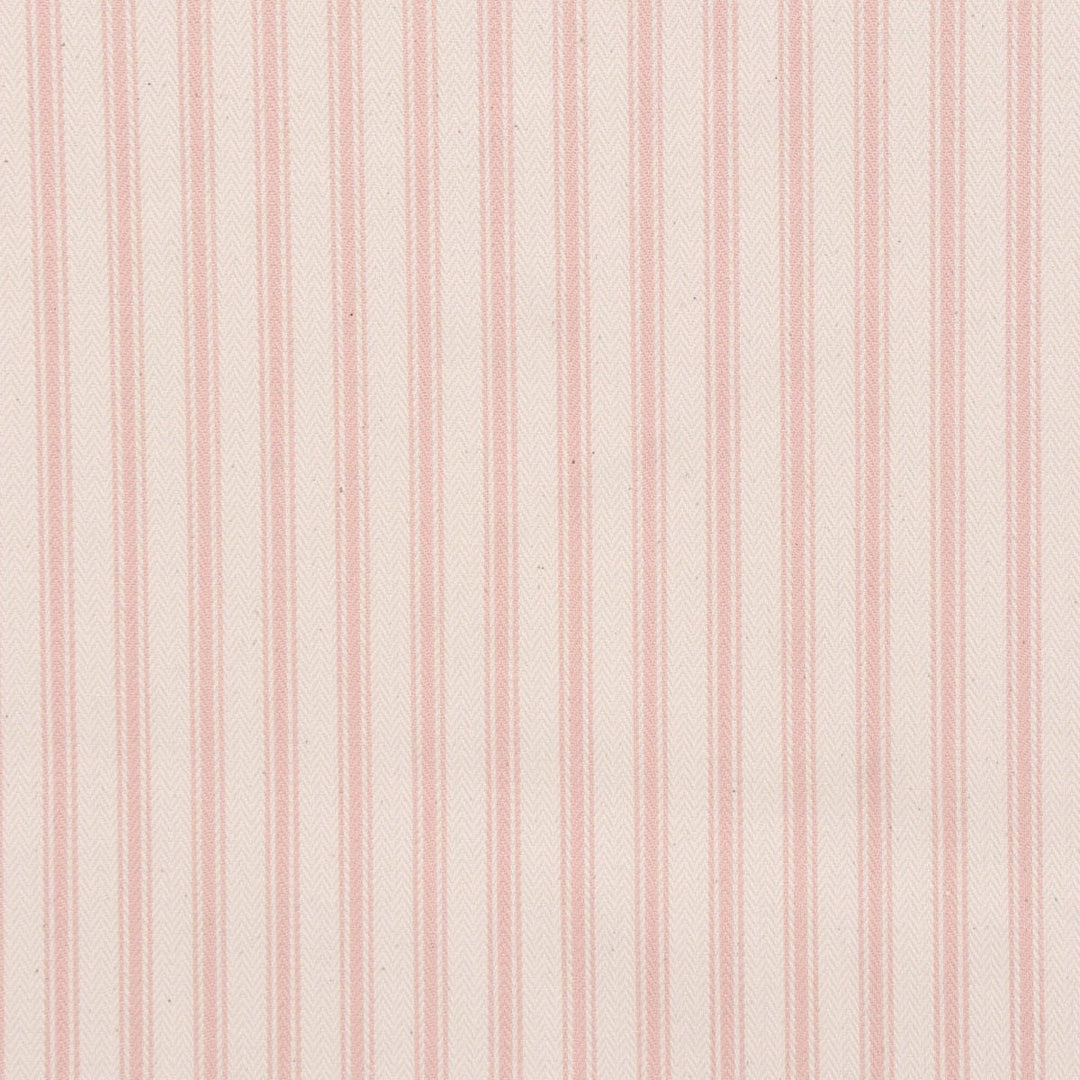 Kent Ticking Stripe Pink Fabric