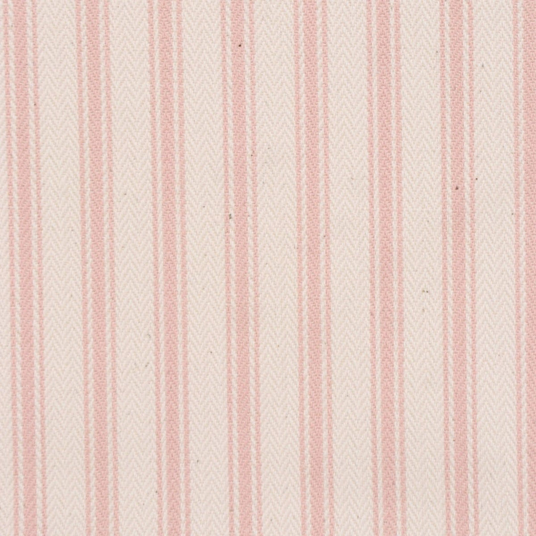 Kent Ticking Stripe Pink Fabric