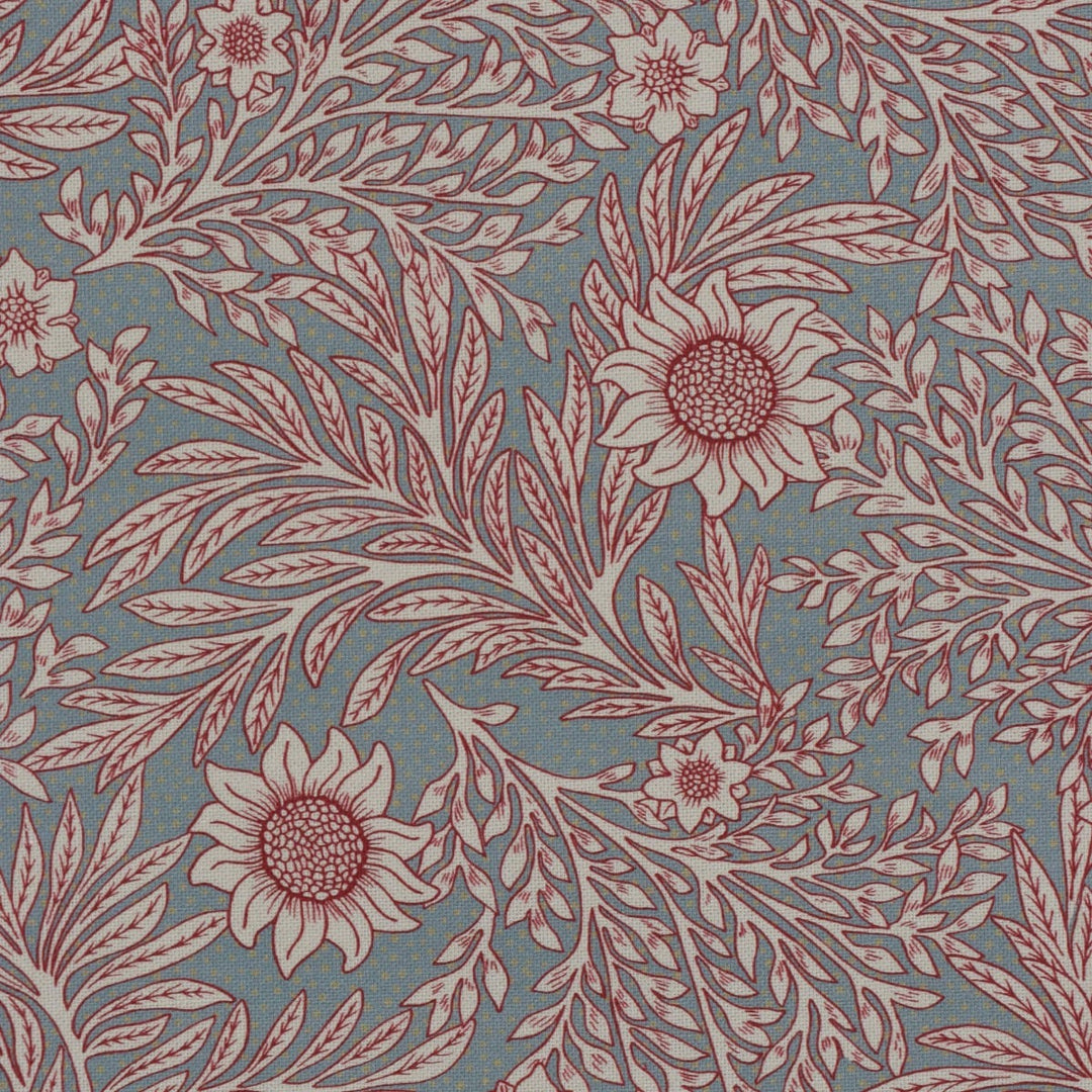 Coleton Floral Sky / Red Fabric