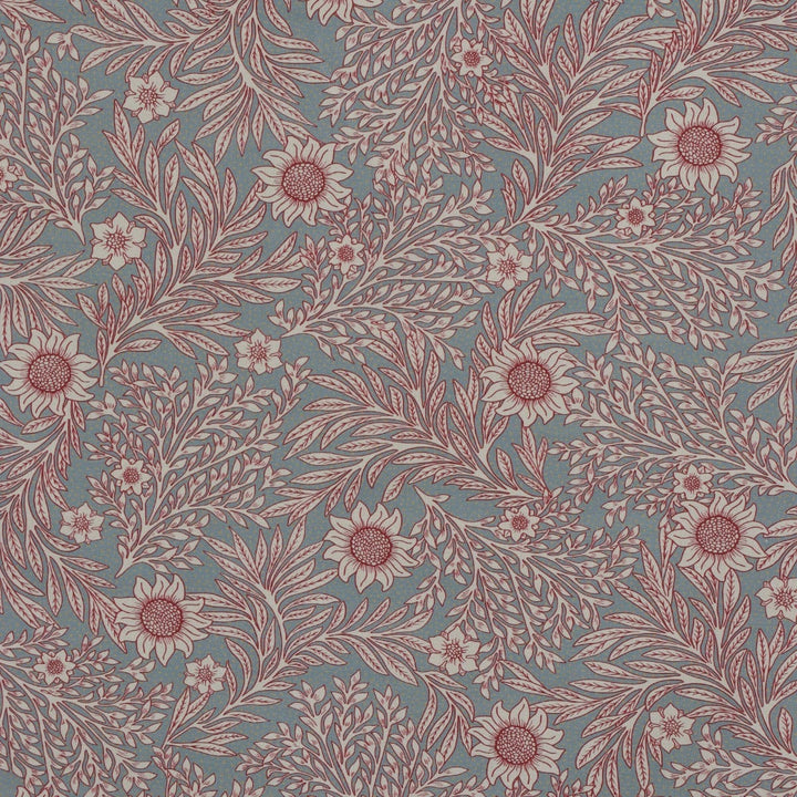 Coleton Floral Sky / Red Fabric