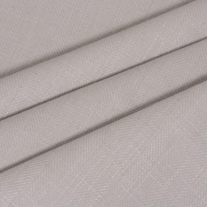 Clearance JL Herringbone FR Light Stone Upholstery Fabric