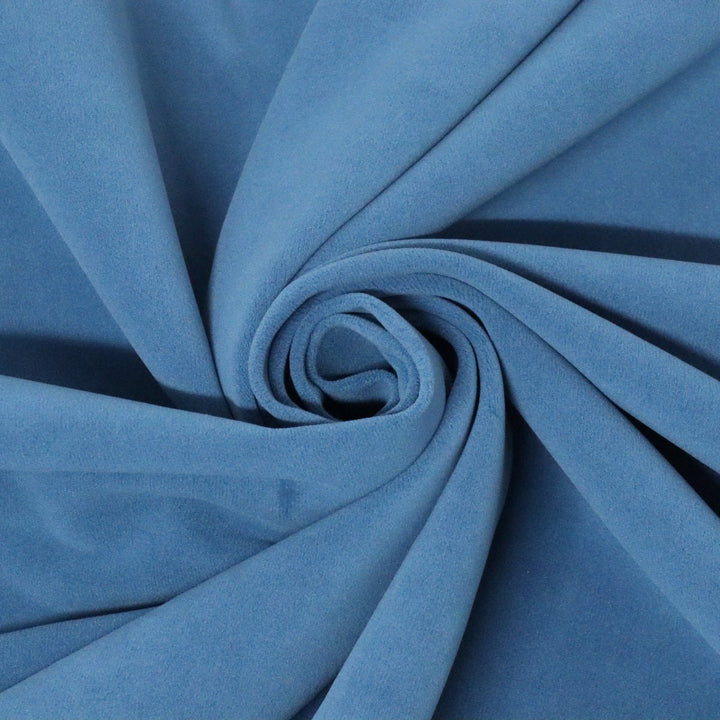 Clearance Velvet Poly FR Teal Fabric