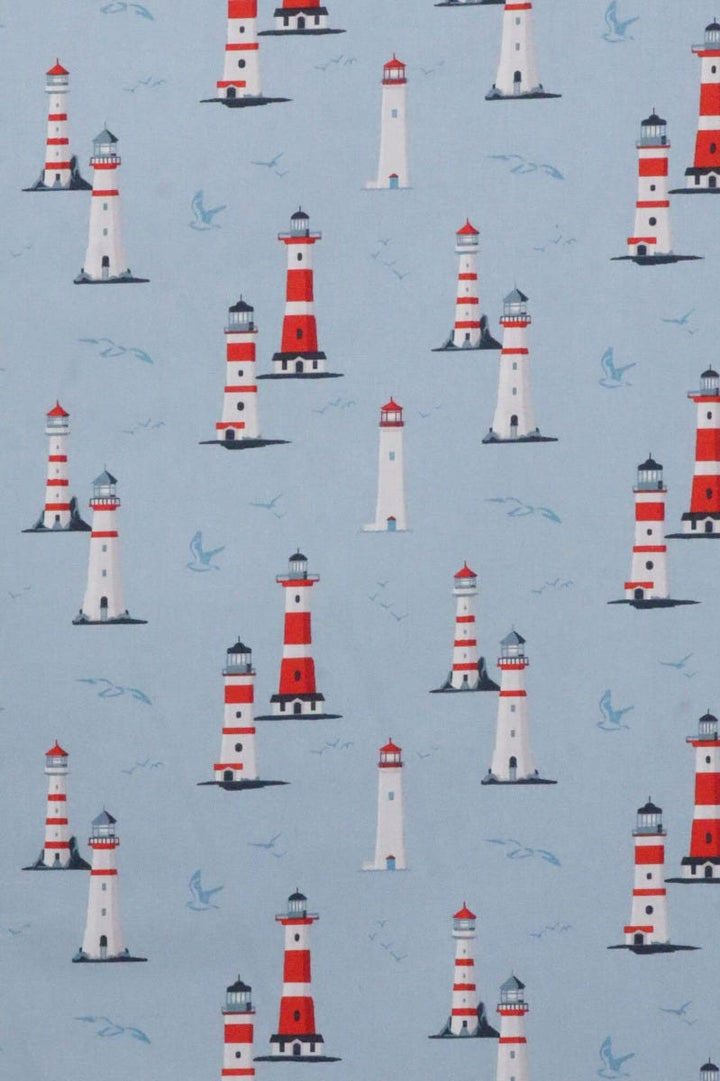 Nash Lighthouse Blue 160cm Fabric