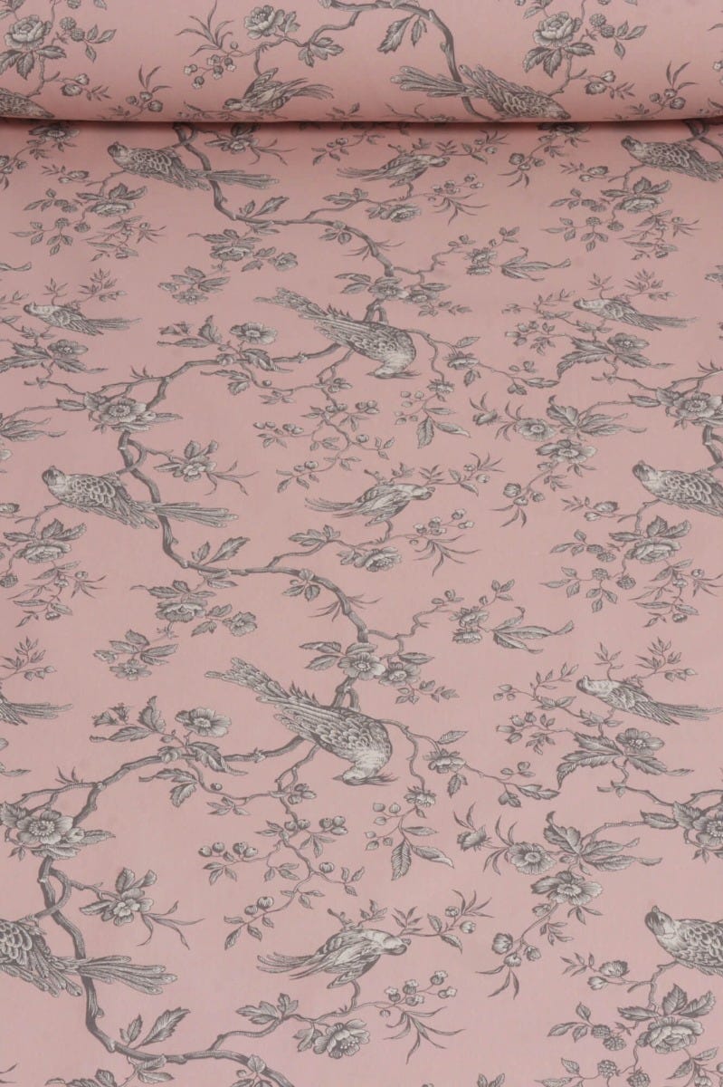 Isabelle Bird Toile Candy Cotton Double Width Fabric