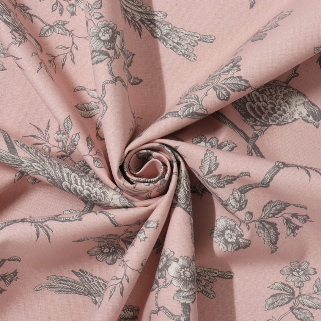 Isabelle Bird Toile Candy Cotton Double Width Fabric