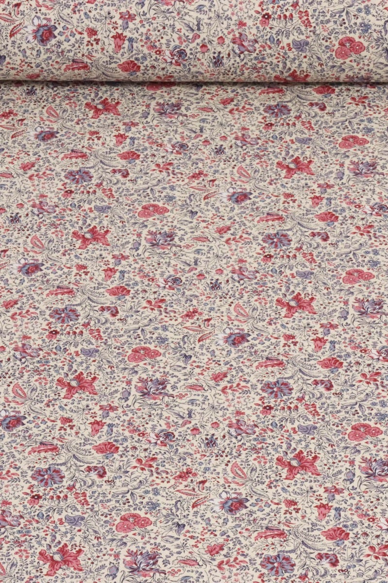 Indienne Mini Floral Rose 160cm Fabric