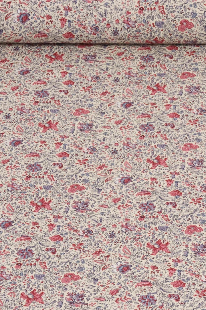 Indienne Mini Floral Rose 160cm Fabric