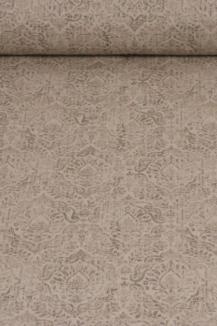 Aragon Vintage Taupe Double Width Fabric