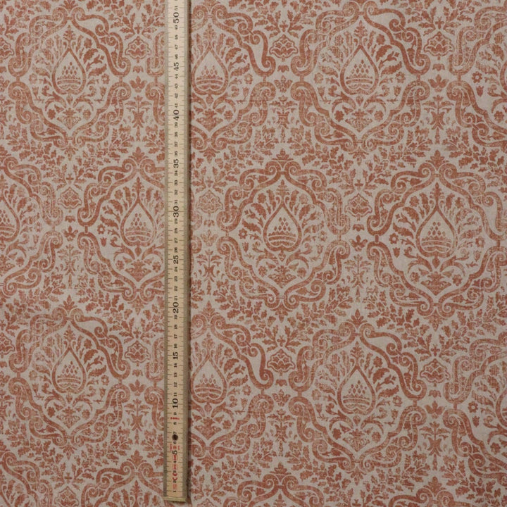 Aragon Vintage Rust Double Width Fabric