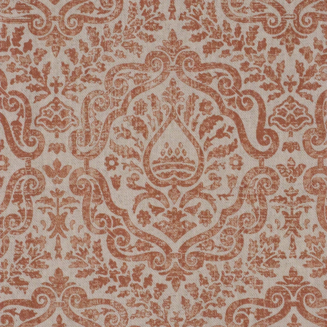 Aragon Vintage Rust Double Width Fabric