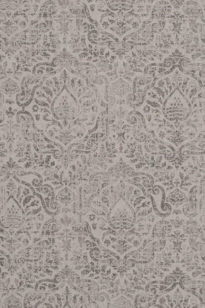 Aragon Vintage Silver Double Width Fabric