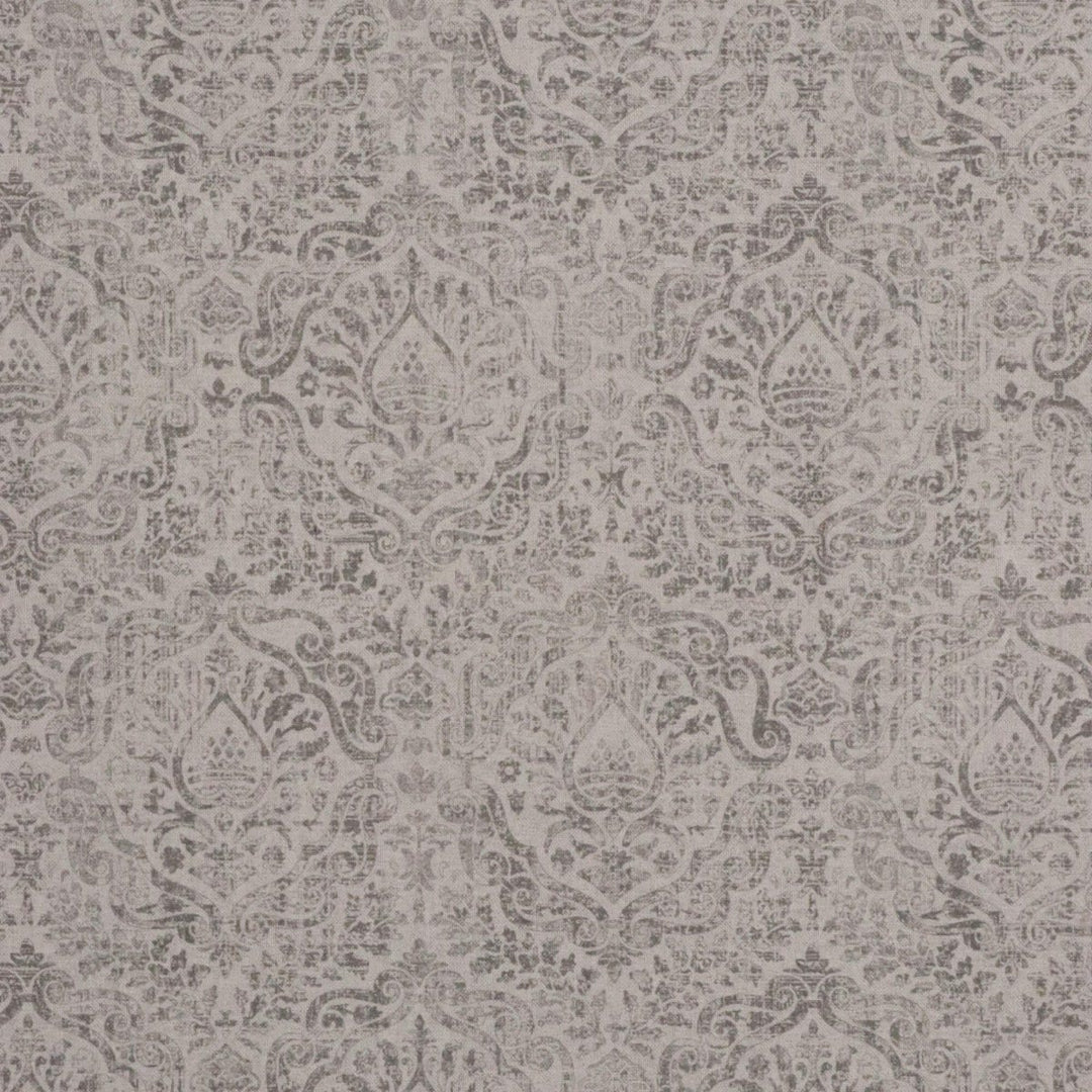 Aragon Vintage Silver Double Width Fabric