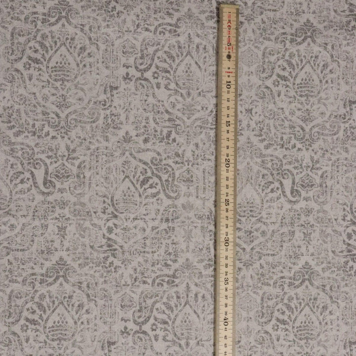 Aragon Vintage Silver Double Width Fabric