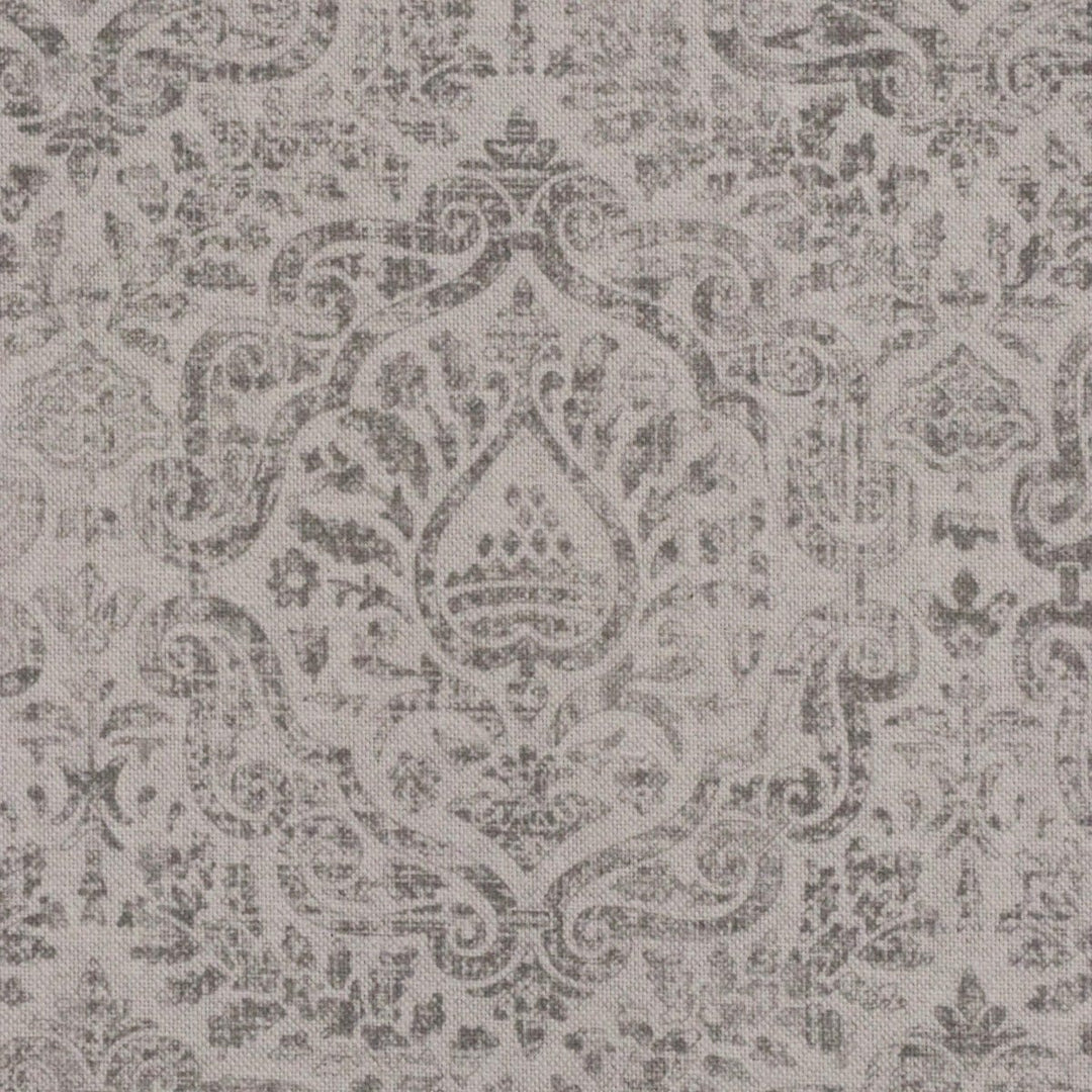 Aragon Vintage Silver Double Width Fabric