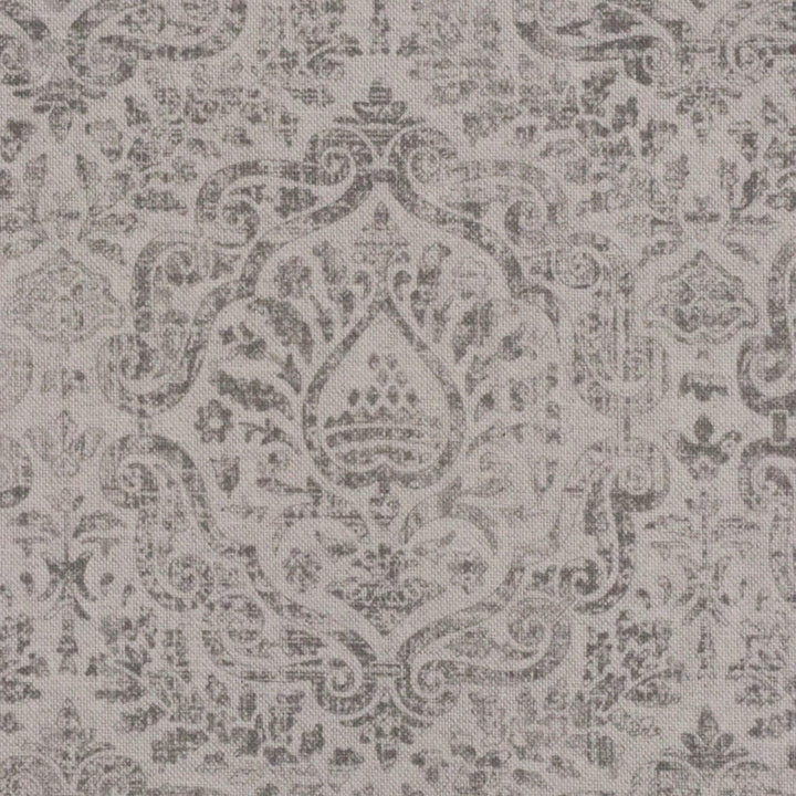 Aragon Vintage Silver Double Width Fabric