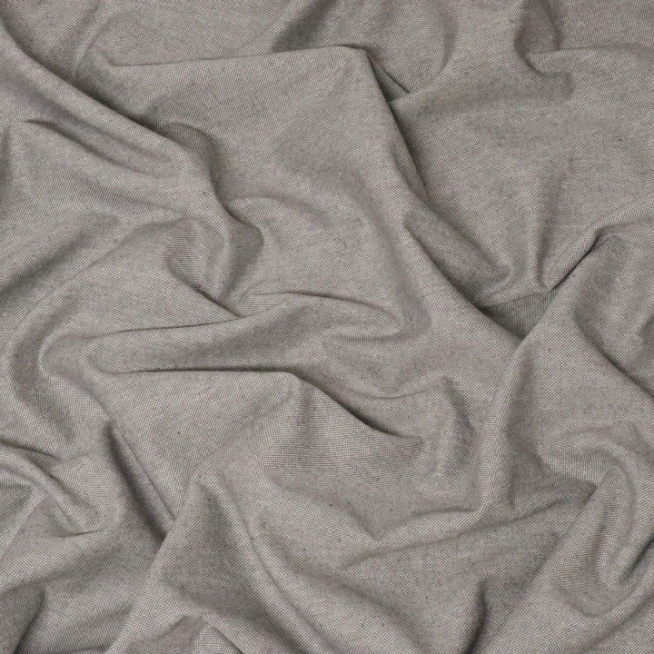 Avena Plain Grey Double Width Fabric