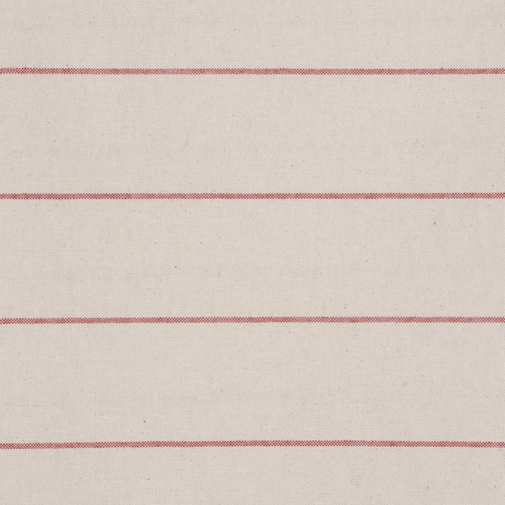 Cadiz Stripe Red Double Width Fabric